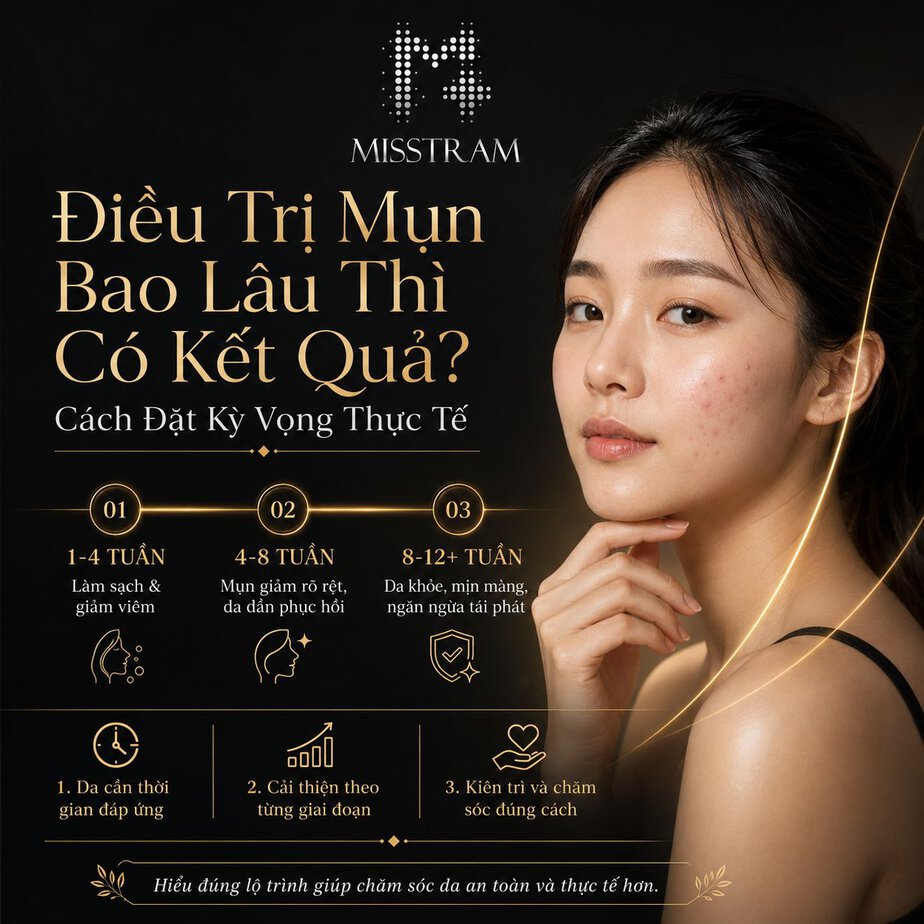 Điều Trị Mụn Bao Lâu Thì Có Kết Quả? Cách Đặt Kỳ Vọng Thực Tế 3 Điều Trị Mụn Bao Lâu Thì Có Kết Quả? Cách Đặt Kỳ Vọng Thực Tế 3
