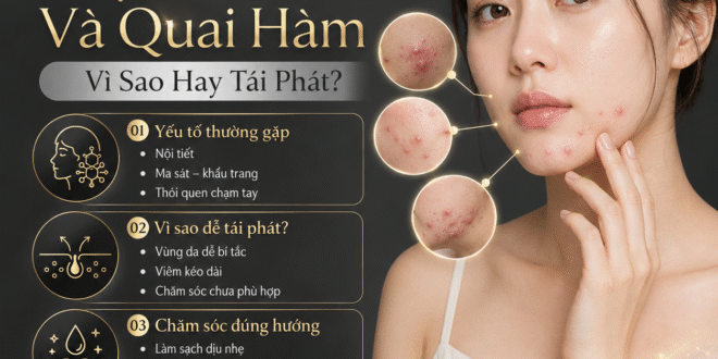 Mụn Ở Cằm Và Quai Hàm: Vì Sao Hay Tái Phát? 2