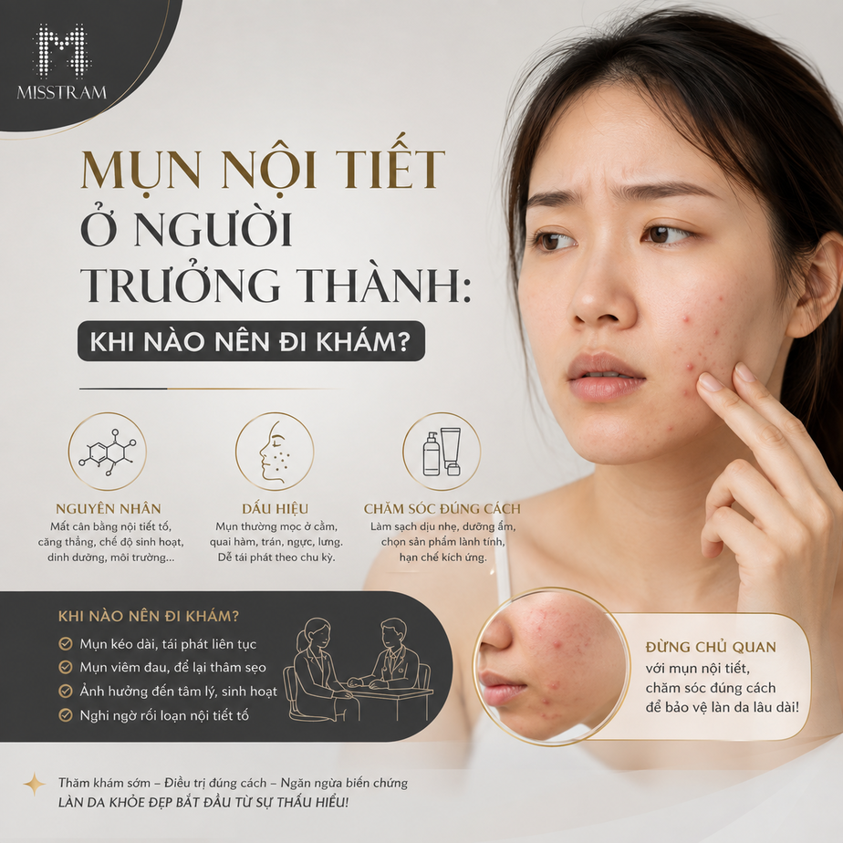 Mụn Nội Tiết Ở Người Trưởng Thành: Khi Nào Nên Đi Khám? 3