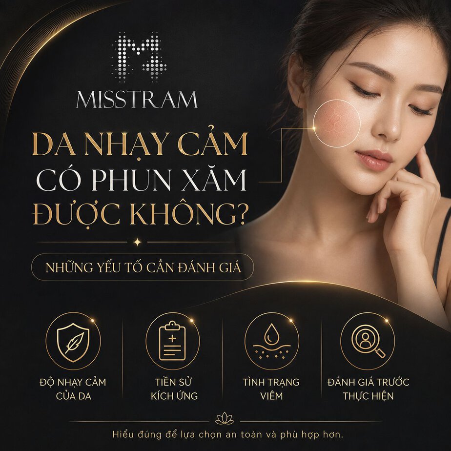 Da Nhạy Cảm Có Phun Xăm Được Không? Những Yếu Tố Cần Đánh Giá 3