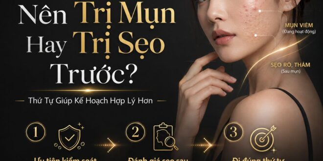 Nên Trị Mụn Hay Trị Sẹo Trước? Thứ Tự Giúp Kế Hoạch Hợp Lý Hơn 2